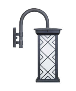 چراغ دیواری حیاطی و پارکی بیتانور مدل درتا بلند طرح دار کد 480921BT
