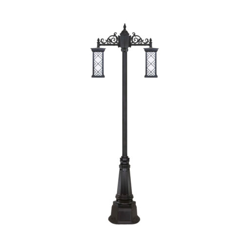 چراغ دو شاخه پارکی و حیاطی بیتانور مدل درتا بلند طرح دار کد 482521BT-96202