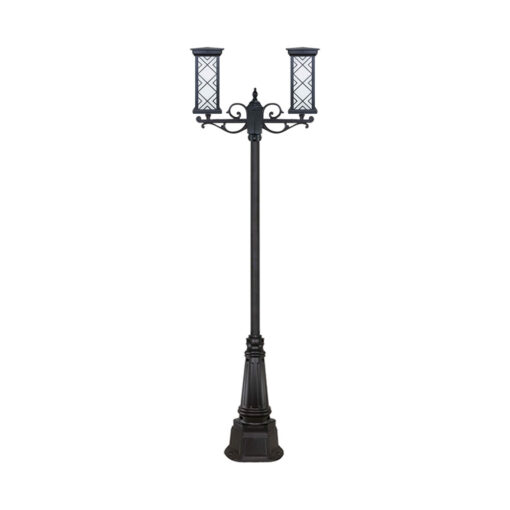 چراغ دو شاخه پارکی و حیاطی بیتانور مدل درتا بلند طرح دار کد 482722BT-96202