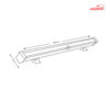وال واشر ال ای دی 48 وات 1متری لنز دار آذر طیف کد WP48W