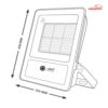 پروژکتور 200 وات لنزدار آذر طیف سری آلفا کد FL200W