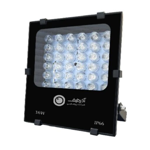 پروژکتور 100 وات 24 ولت لنزدار آذر طیف کد FP100W-24V