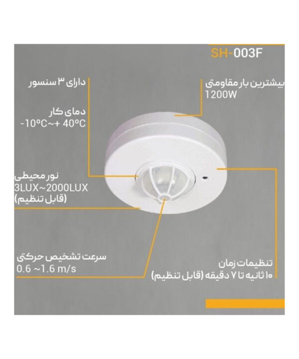 سنسور حرکتی روکار شعاع
