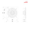 هواکش صنعتی دمنده مدل آکسیال طرح آلمان VIF-20V2S مربع