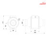 فن بین کانالی نمره 10 دمنده مدل لاین ونت VLN-10C2S