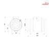 فن بین کانالی نمره 20 دمنده مدل لاین ونت VLN-20C2S