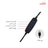 رینگ لایت مدل VLH2000 قطر 16 سانتیمتر به همراه پایه