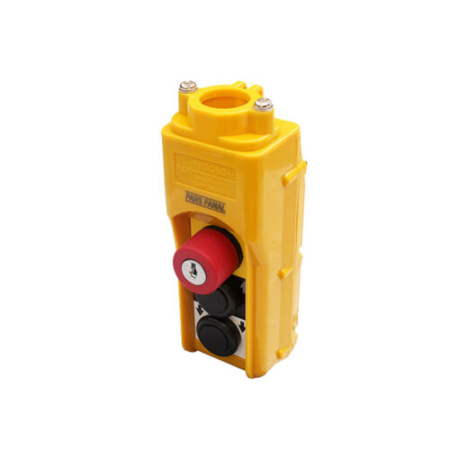 شاسی جرثقیل 3 شاسی واتر پروف کلید اضطراری قفل شو کلید دار پارس فانال کد AP1-3B-E+K