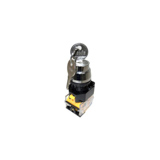 کلید ساده یکطرفه کلیددار و استارتی دوکنتاکت پارس فانال مدل PFP-50-1NO+1NC