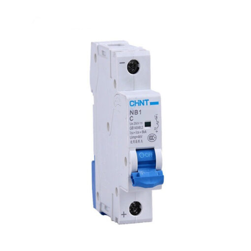 کلید مینیاتوری یک پل 10 آمپر چانت مدل NB1-C10-6K-1P