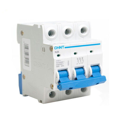 کلید مینیاتوری سه پل 10 آمپر چانت مدل NB1-C10-6K-3P