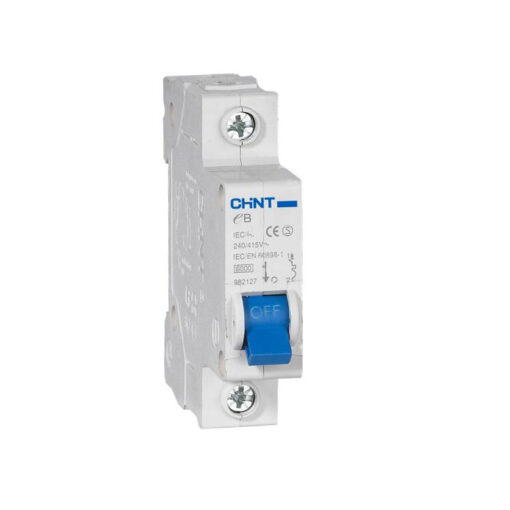 کلید مینیاتوری یک پل 63 آمپر چانت مدل EB-C63-4.5K-1P