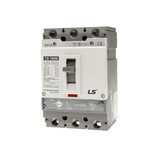 کلید اتوماتیک قابل تنظیم 80 آمپر ال اس مدل سوسل TD100N-FMU-80-3P