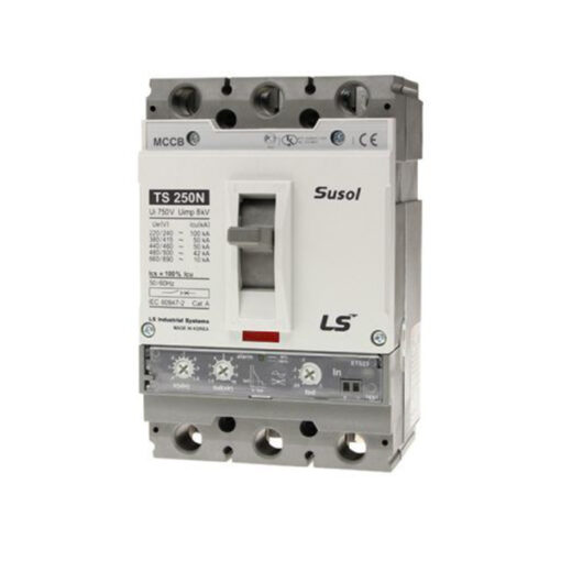 کلید اتوماتیک قابل تنظیم 250 آمپر ال اس مدل سوسل TS250N-ETS-250-3P