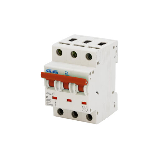 فیوز مینیاتوری سه پل 32 آمپر پارس فانال مدل C32-6K-PFN-3P