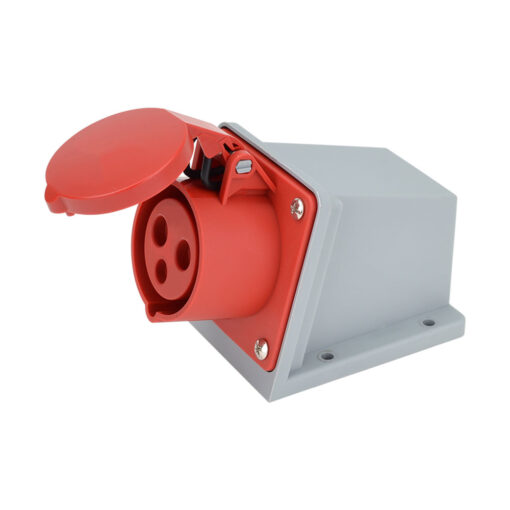 سوکت صنعتی 3 در 16 مادگی دیواری پارس فانال مدل PF-113