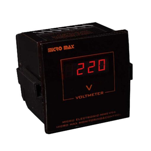 ولت متر دیجیتال تک فاز 96×96 میکرومکس مدل MMX-V96