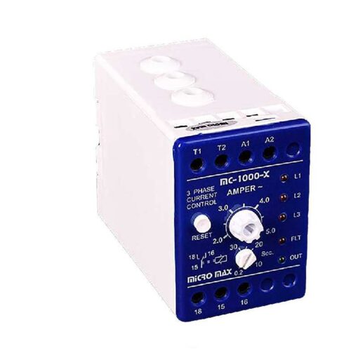 رله کنترل بار اضافه جریان 2 الی 5 آمپر میکرومکس مدل MC-1000X