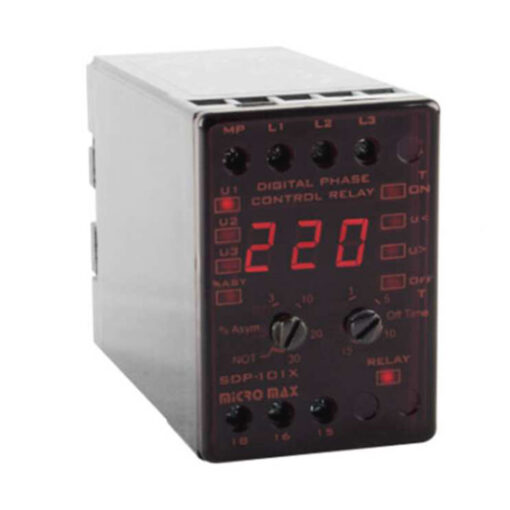 رله کنترل فاز دیجیتال با تنظیمات دستی میکرومکس مدل SDP-101X