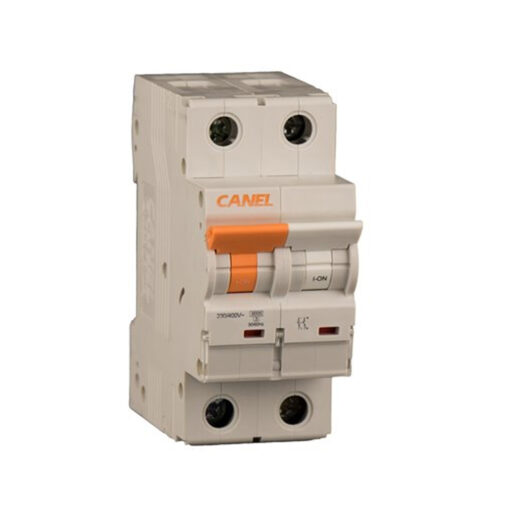 کلید مینیاتوری 50 آمپر یک پل + نول AC کانل کد C50-6KA-1P+N