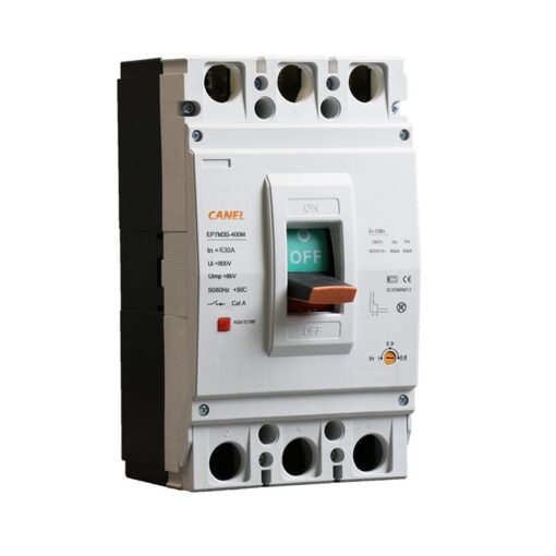 کلید اتوماتیک قابل تنظیم 125 آمپر کانل کد 125A-50KA-160-3P