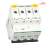 کلید مینیاتوری 4 پل 50 آمپر C50-6KA اشنایدر کد A9K24450