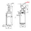 لیمیت سوئیچ فشاری یک طرف طرح ارش CNTD مدل CZE-00-CM-SI