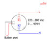 چراغ سیگنال تایمر گرد JBH کد DI 22-T-R